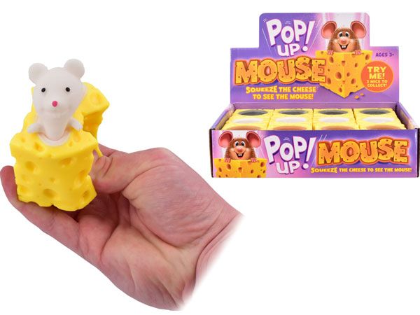 Pop Up Mouse In The Cheese | Fidget Pocket Money Toy