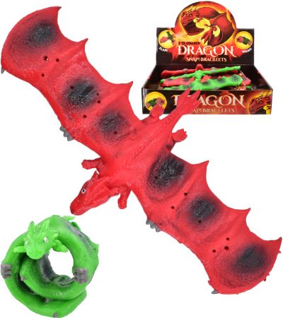 12x Dragon Snap Bracelets In Counter Display