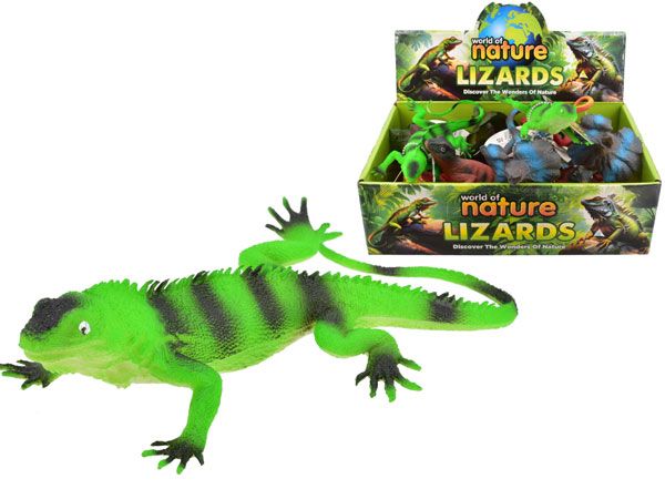 Display Of 12x World Of Nature Lizards