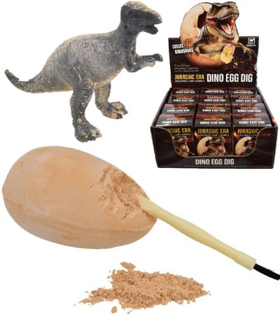 Display Of 12x Jurassic Era Dino Egg Dig Excavation | TY1071
