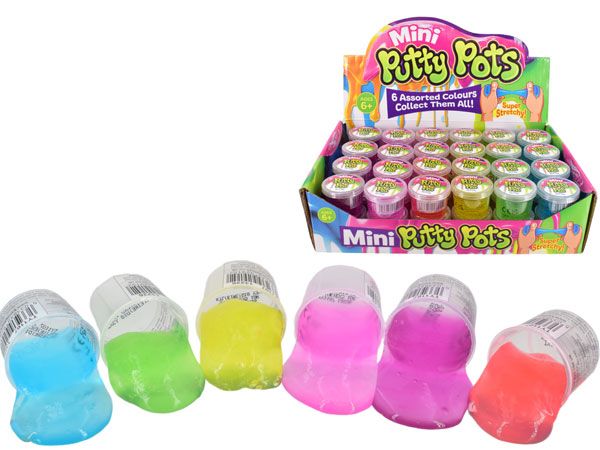 Kids Mini Putty Pots | Wholesale Kids Putty & Slime