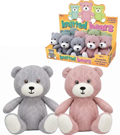 Knitted Sitting Bear | Wholesale Soft Toys | Trade