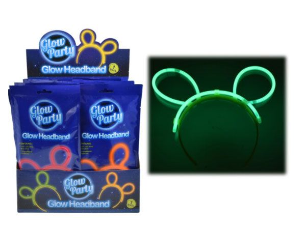 24x Glow Party Glow Headband In Counter Display | TY1663