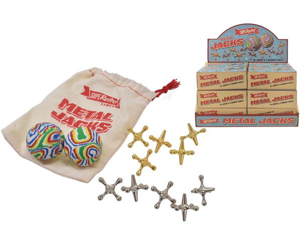 Traditional Metal Jacks Game | Wholesale Retro Toys