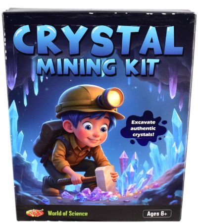 World Of Science Crystal Mining Kit | TY3013