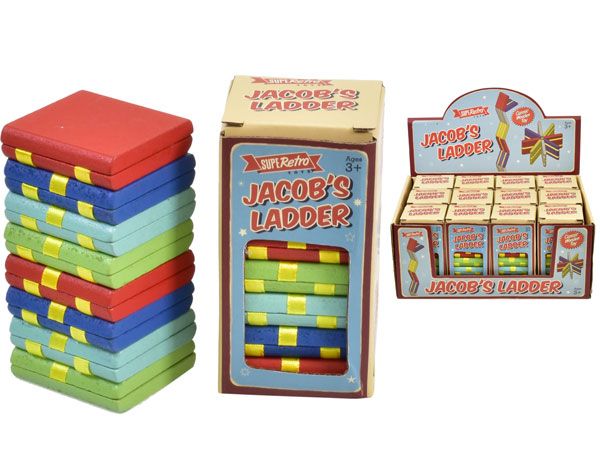 Super Retro Wooden Jacobs Ladder Game...Wrapped In Christmas Paper