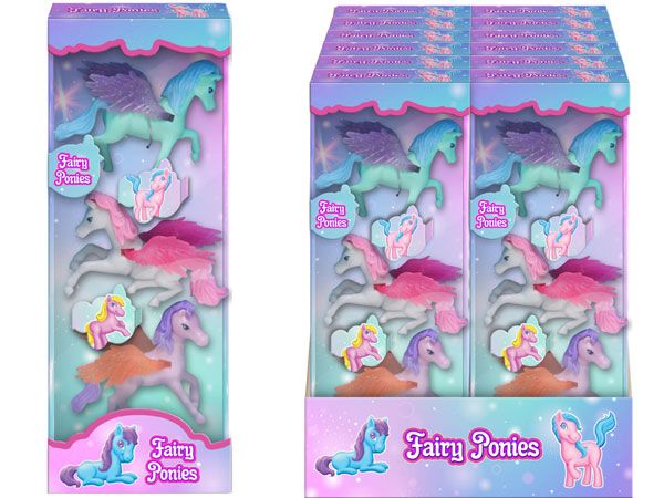 3pce Magical Flying Ponies