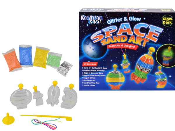 Kreative Kids Glitter and Glow Space Sand Art | TY7625