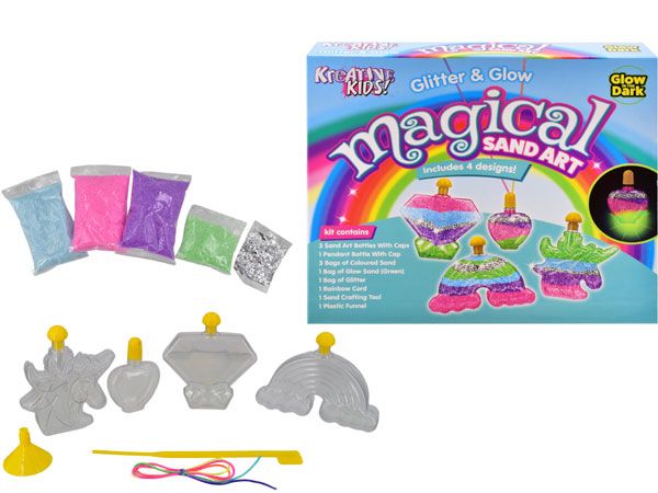 Kreative Kids Glitter and Glow Magical Sand Art | TY7626