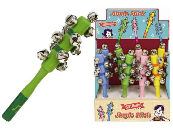 8x Retro Toys Jingle Stick