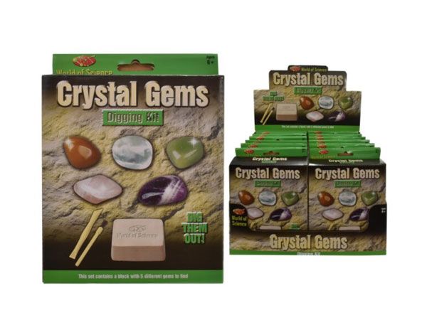 World Of Science - Crystal Gems Digging Kit