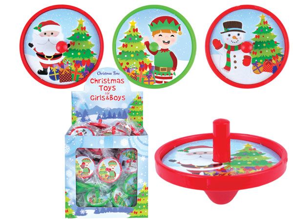 Christmas Spinning Tops | Wholesale Christmas Toys