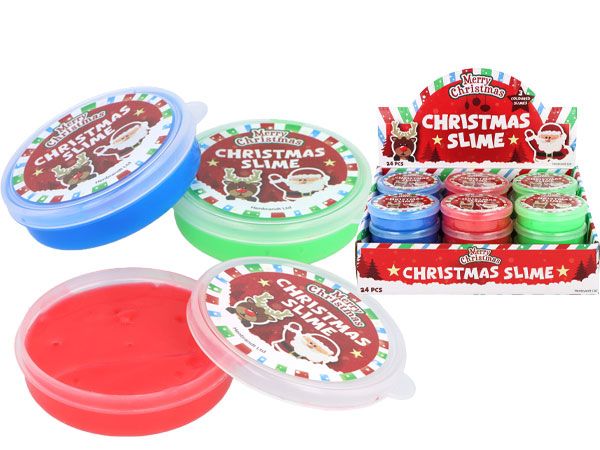 24x Christmas Slime Tubs