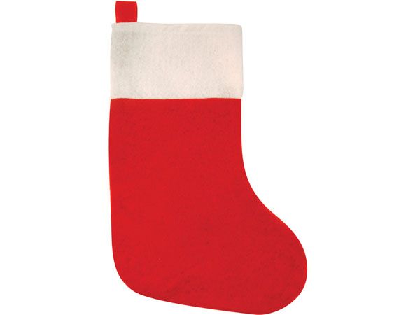 Felt Christmas Santa Stocking 35cm