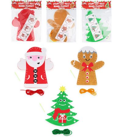 Wholesale Kids Christmas Craft | Felt Hand Puppet