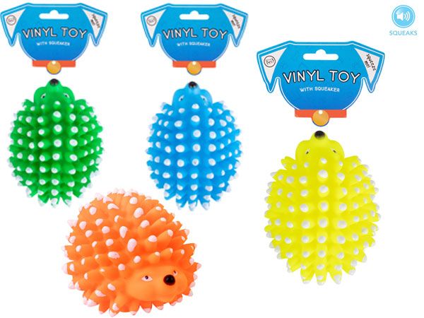 Squeaky Hedgehog Dog Toy | Wholesale Pet Supplies