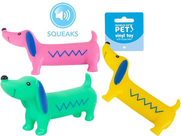 Cheap Wholesale Dog Toy | Squeaky Sausage Dog