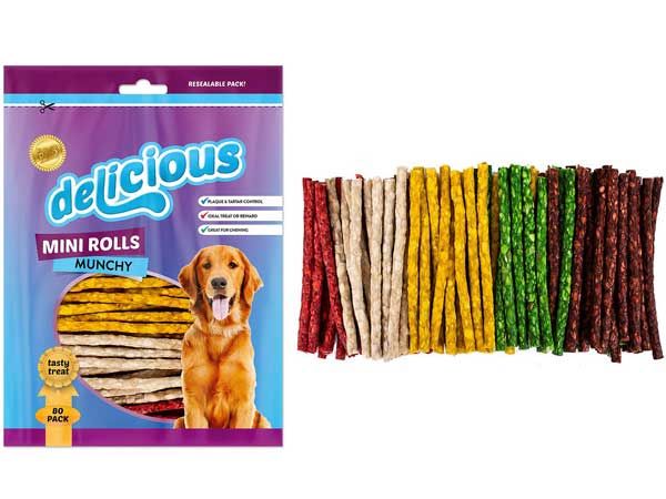 World Of Pets - Delicious 80 Pack Munchy Stick