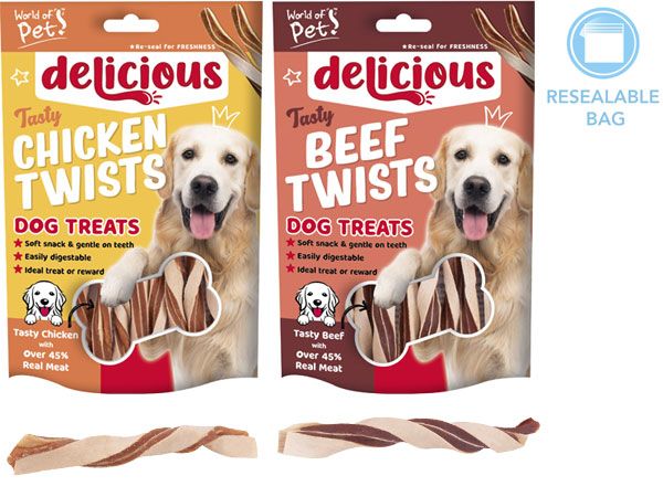 Wholesale Meaty Twist Dog Treats | Bulk Buy