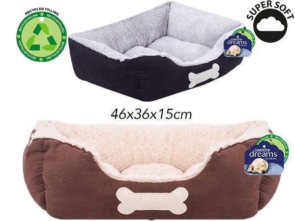 Sweet Dreams Suede Pet Bed - Small, Assorted Picked At Random | WP500