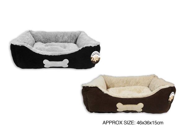 Sweet Dreams Suede Pet Bed - Small, Assorted Picked At Random