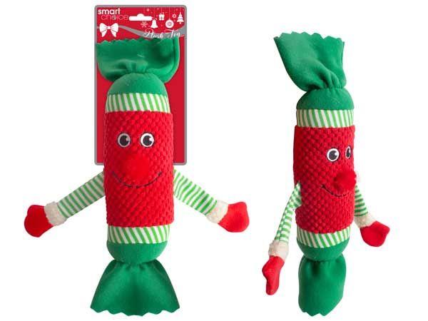Smart Choice Christmas - Plush Cracker Dog Toy