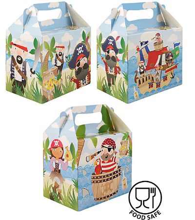 Kids Pirate Lunch Boxes | Wholesale Party Boxes