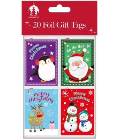 12x Festive Wonderland 20Pack Gift Tags - Kids Designs