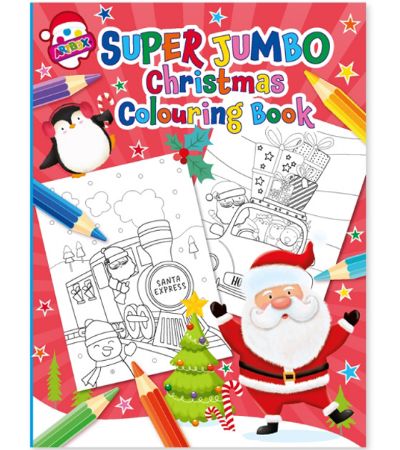 6x Artbox Super Jumbo Christmas Colouring Book