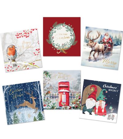 Festive Wonderland 30 Christmas Card Bumper Pack