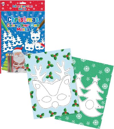 Artbox Colour You Own Christmas Masks Kit