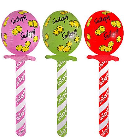 Inflatable 72cm Lollipop, Assorted Picked At Random