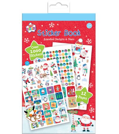Kids Create Festive Sticker Book With Over 1000 Stickers | XGIMACC4A006