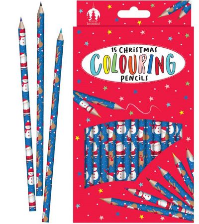 15 pack Christmas Colouring Pencils | Wholesale 