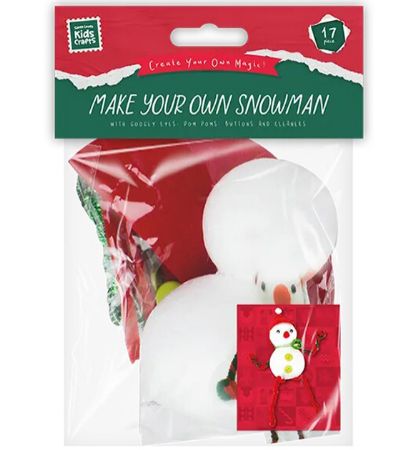 Santa Loves Kids Crafts - Make Your Own Christmas Craft Snowman | XMA1790