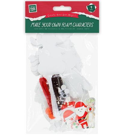 Wholesale Christmas Crafts | 9pce Make Your Own Characters.