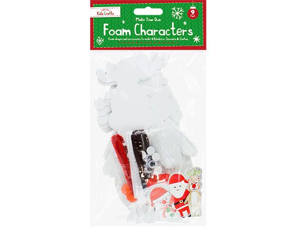 Wholesale Christmas Crafts | 9pce Make Your Own Characters.