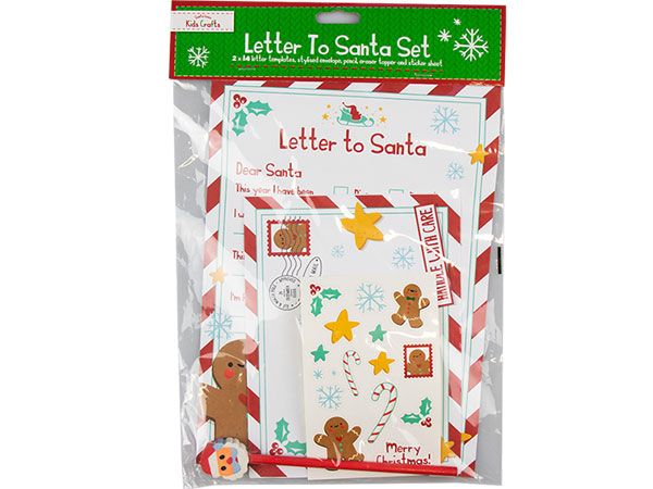 Santa Loves Kids Crafts - Letter To Santa Set | XMA1794