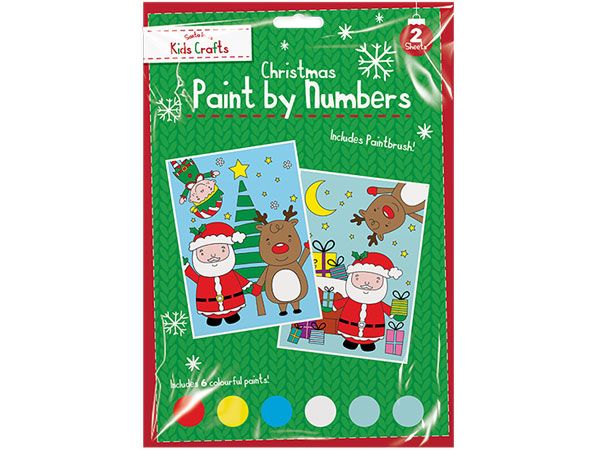 Christmas Paint By Numbers | Wholesale Grotto Toys