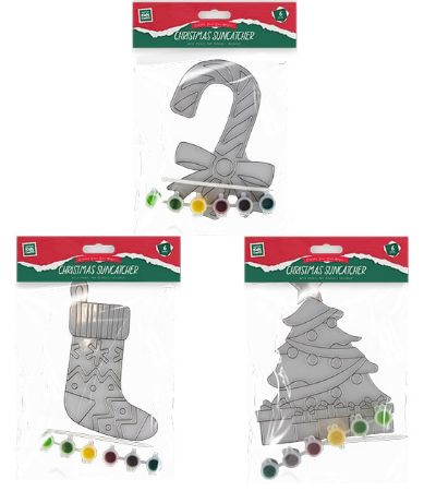 Christmas Suncatcher Kids Craft Set | Wholesale Toys