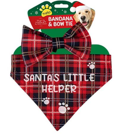 Kingdom Christmas - Pet Bandana and Bow Tie Set | XMA5780