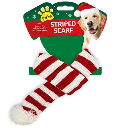 Kingdom Christmas - Striped Pet Scarf | XMA8788