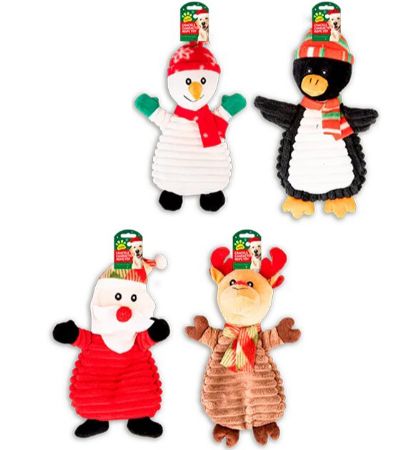 Wholesale Christmas Dog Toy | Crinkle Character