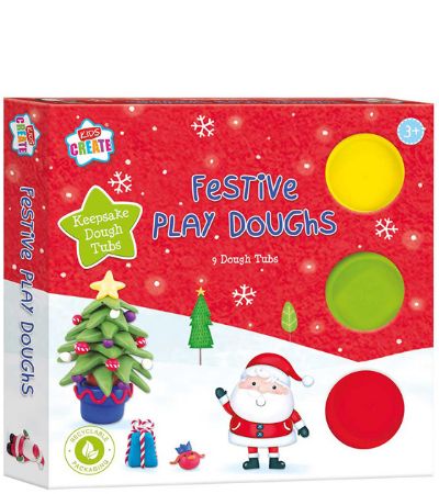 Kids Create Festive 9 Piece Dough Pack | XXPPDO