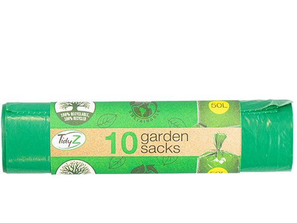 TidyZ 10pk Garden Sacks With Tie Handles