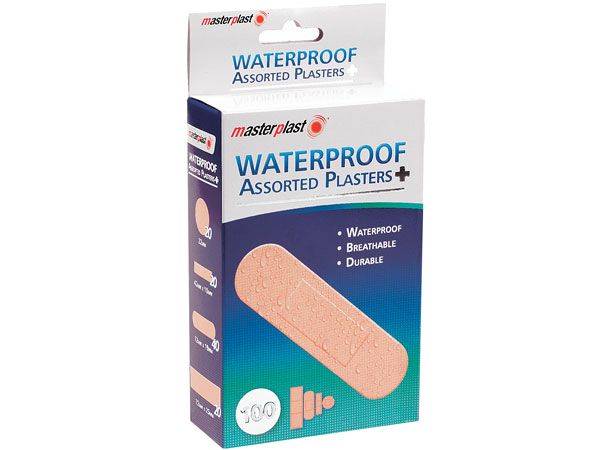 Masterplast 100pk Assorted Waterproof Plasters, by 151 Products