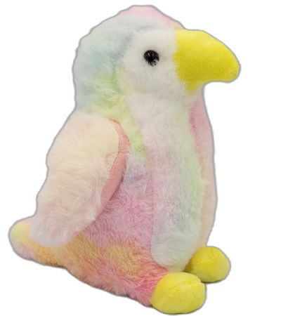 20cm Pastel Rainbow Parrot Plush Soft Toy | NP0498A