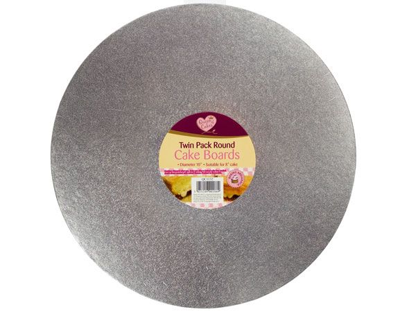 Queen Of Cakes Twin Pack Round Cake Boards, by 151 Products