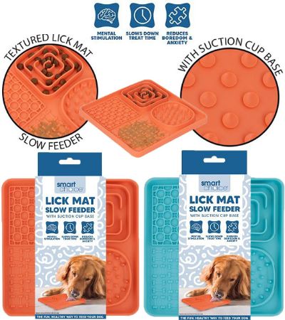 Smart Choice Non Slip Lick Mat Slow Feeder, Assorted Picked At Random