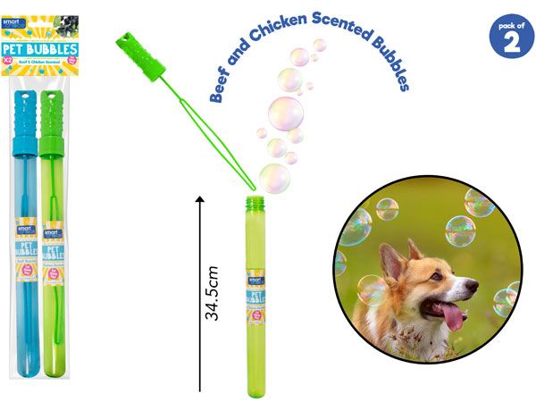 Smart Choice - 2 Pack Large Scented Pet Bubbles, Chicken And Beef | SCS1378